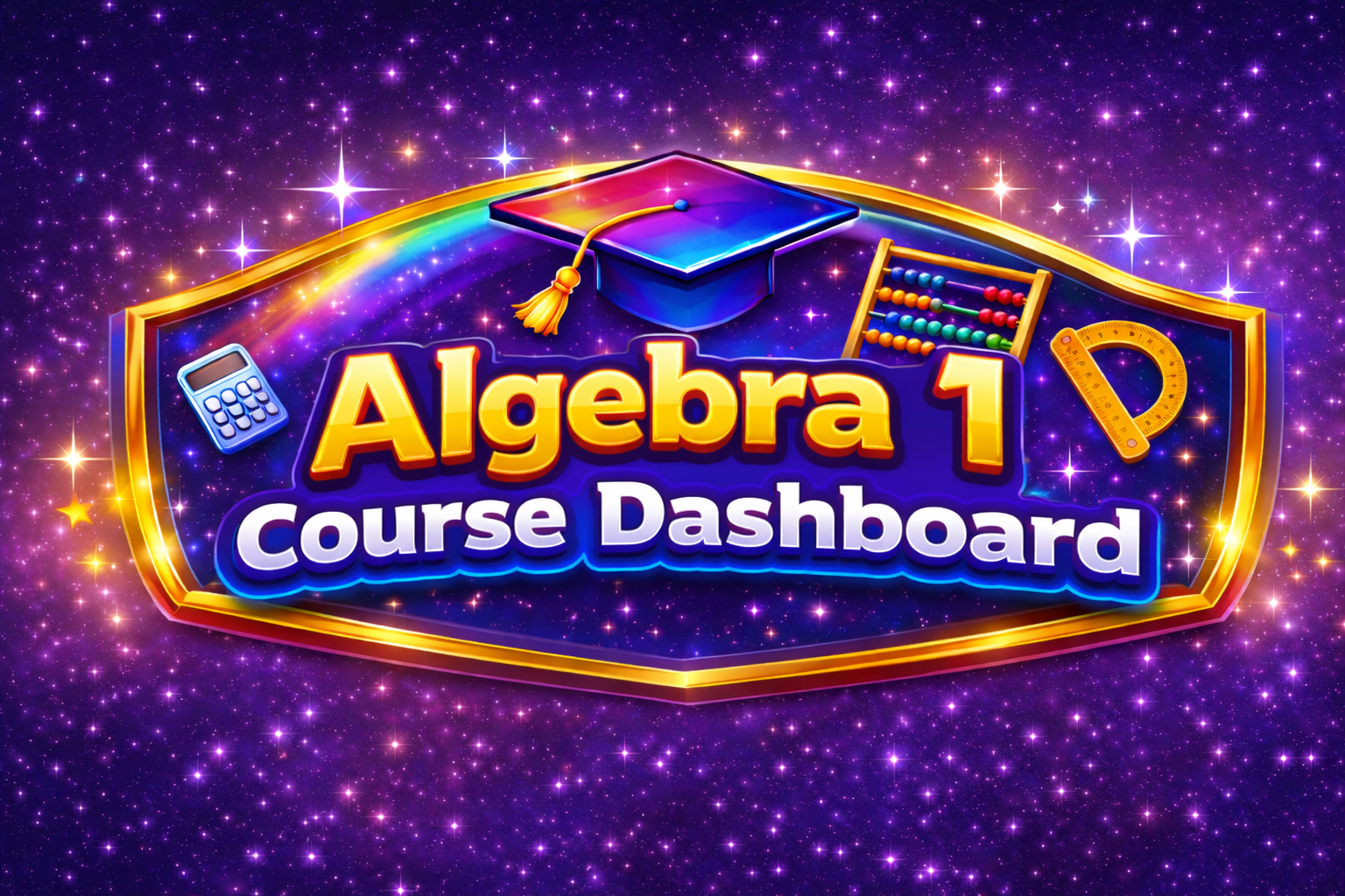 Algebra 1 Course Dashboard